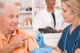Intensive care and death were greatly prevented in patients who were annually vaccinated. Intensive care and death were greatly prevented in patients who were annually vaccinated.