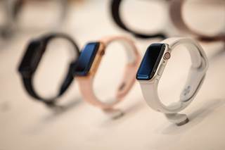 One feature of the watch allows users to track their heartbeat for irregular rhythms, including atrial fibrillation. One feature of the watch allows users to track their heartbeat for irregular rhythms, including atrial fibrillation.